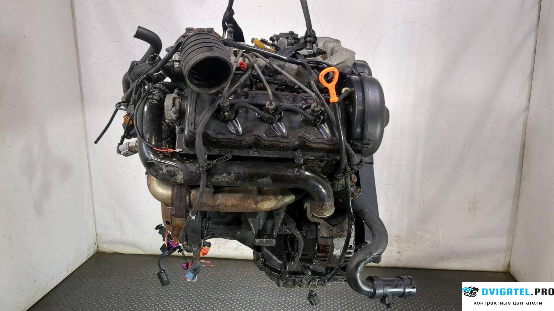 Двигатель Audi A6 C5 1997 - 2004 AKE 2.5 л., Дизель, TDI, артикул 9131428